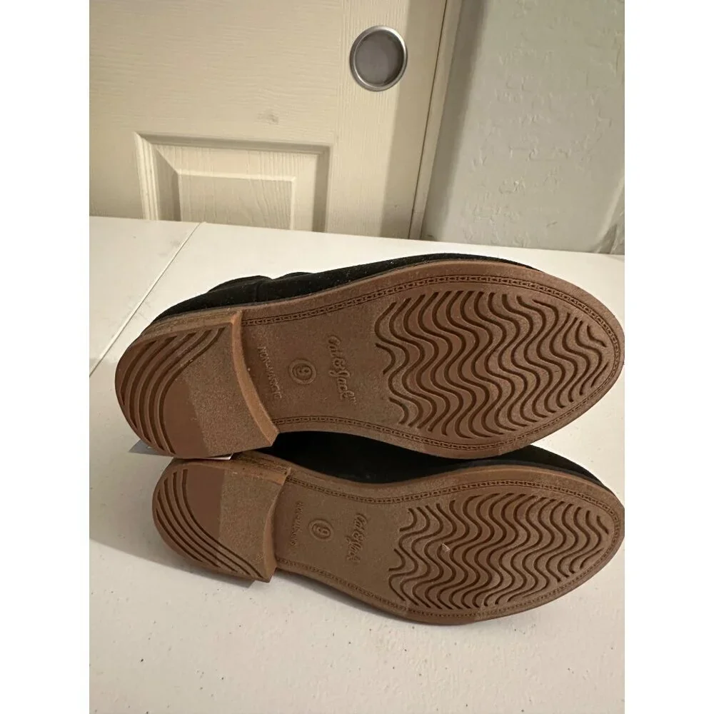 Cat & Jack Toddler Penelope Faux Suede Ankle Boots size 9 NWT